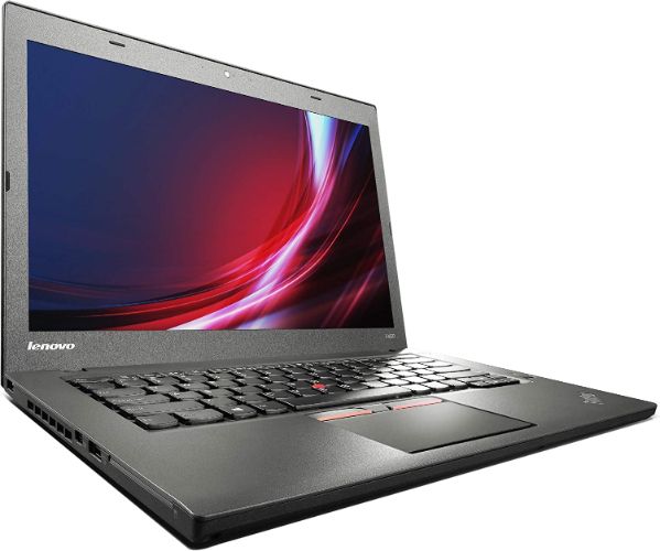 Lenovo Lenovo ThinkPad T450 Laptop 14" - Intel Core i5-5300U 2.3GHz - 8GB - 128GB - Black - 14 Inch - Good - Standard Battery by Lenovo - Refurbished - Good condition - Image 2