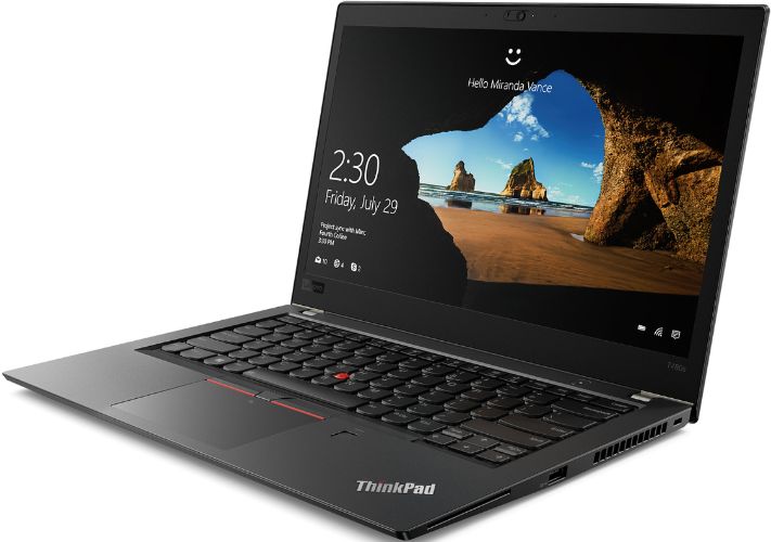 Lenovo ThinkPad T480s Laptop 14" - Black - Intel Core i5-8350U 1.7GHz - 16GB RAM - 256GB by Lenovo - Image 3