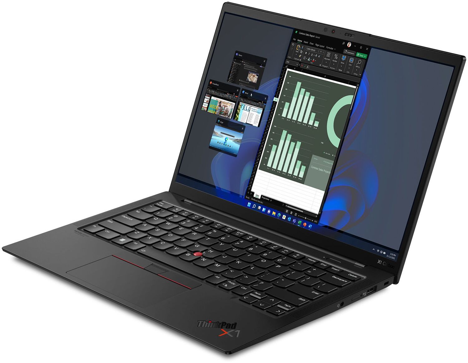 Lenovo ThinkPad X1 Carbon (Gen 10) Touchscreen Laptop 14" - Deep Black - Intel Core i7-1265U 1.8GHz - 16GB RAM - 512GB by Lenovo - Image 4