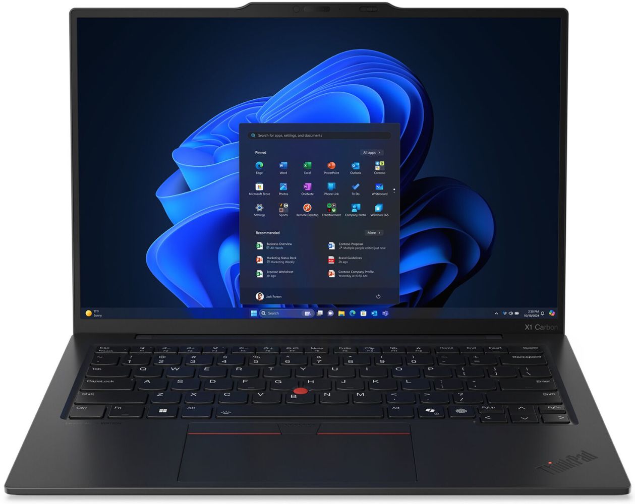 Lenovo ThinkPad X1 Carbon Gen 13 Laptop 14" - Black - Intel Core Ultra 7 258V 2.2GHz - 32GB RAM - 512GB by Lenovo - Refurbished - Very Good condition - US$1615.48