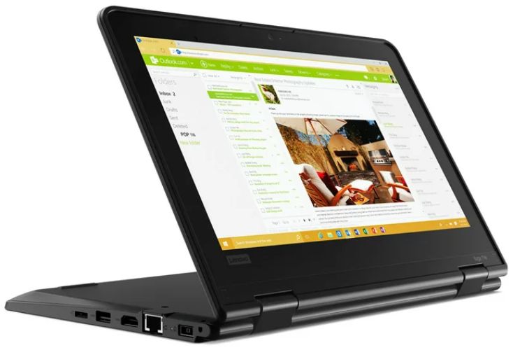 Lenovo Lenovo ThinkPad Yoga 11e (Gen 5) Laptop 11.6" - Intel Pentium Silver N5000 1.1GHz - 8GB - 128GB - Black - 11.6 Inch - Very Good - Standard Battery by Lenovo - Refurbished - Very Good condition - Image 2