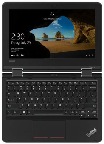 Lenovo Lenovo ThinkPad Yoga 11e (Gen 5) Laptop 11.6" - Intel Pentium Silver N5000 1.1GHz - 8GB - 128GB - Black - 11.6 Inch - Very Good - Standard Battery by Lenovo - Refurbished - Very Good condition - Image 5