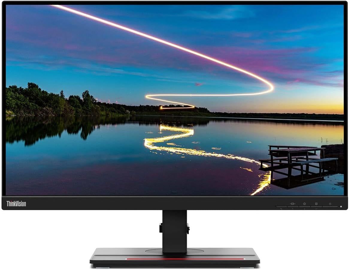Lenovo ThinkVision E24q-20 Monitor 23.8" - Black - 23.8 Inch by Lenovo - Refurbished - Premium condition - CA$172.47