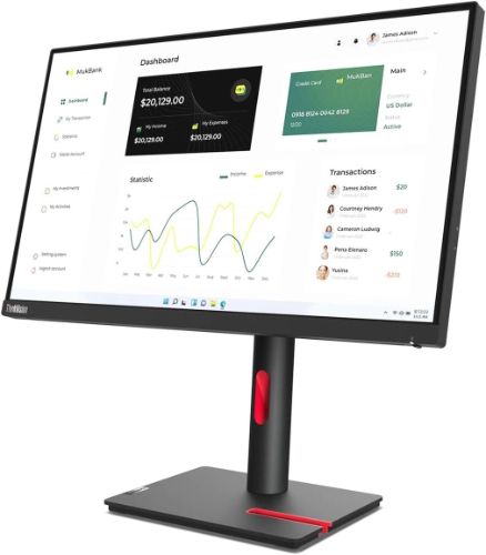 Lenovo ThinkVision P24h-30 Monitor 23.8" - Raven Black - 23.8 Inch by Lenovo - Image 3