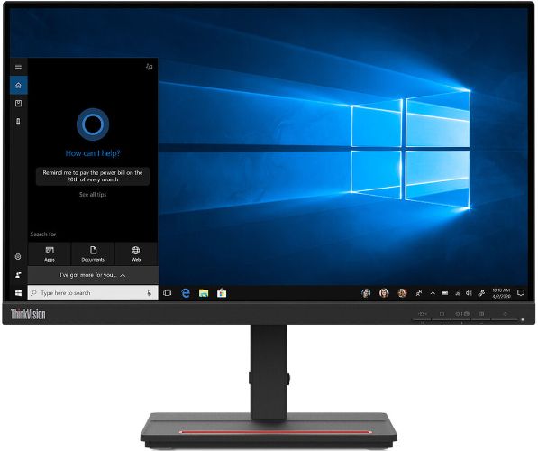 Lenovo ThinkVision S22e-20 21.5" FHD Monitor - Raven Black - 21.5 Inch by Lenovo - Refurbished - Brand New condition - CA$131.98