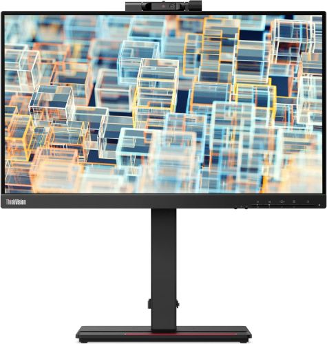 Lenovo ThinkVision T22v-20 21.5" FHD VoIP Monitor - Raven Black - 21.5 Inch by Lenovo - Refurbished - Premium condition - CA$202.47