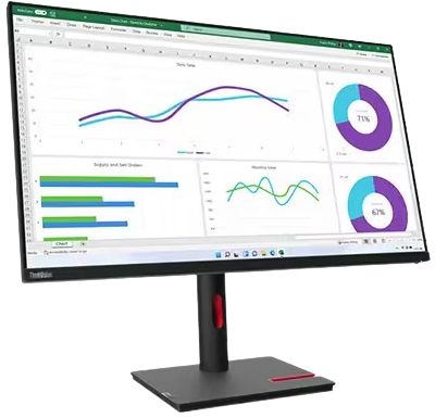 Lenovo ThinkVision T32h-30 WLED LCD Monitor 31.5" - Raven Black by Lenovo - Image 2