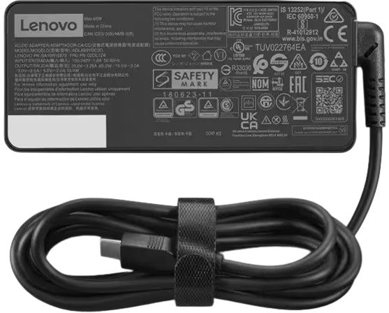 Lenovo USB-C 65W AC Adapter (UL) - Black by Lenovo - Image 2