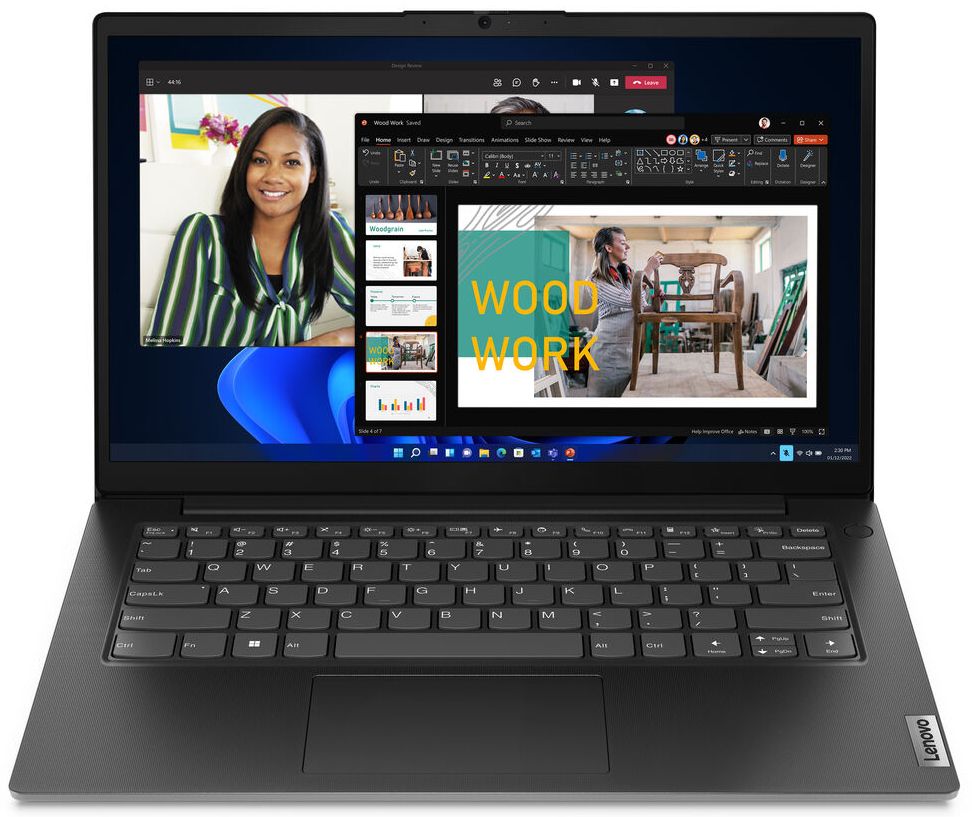 Lenovo V14 G4 ABP Laptop 14" - Business Black - AMD Ryzen 5 7430U 2.3GHz - 8GB RAM - 256GB by Lenovo - Refurbished - Very Good condition