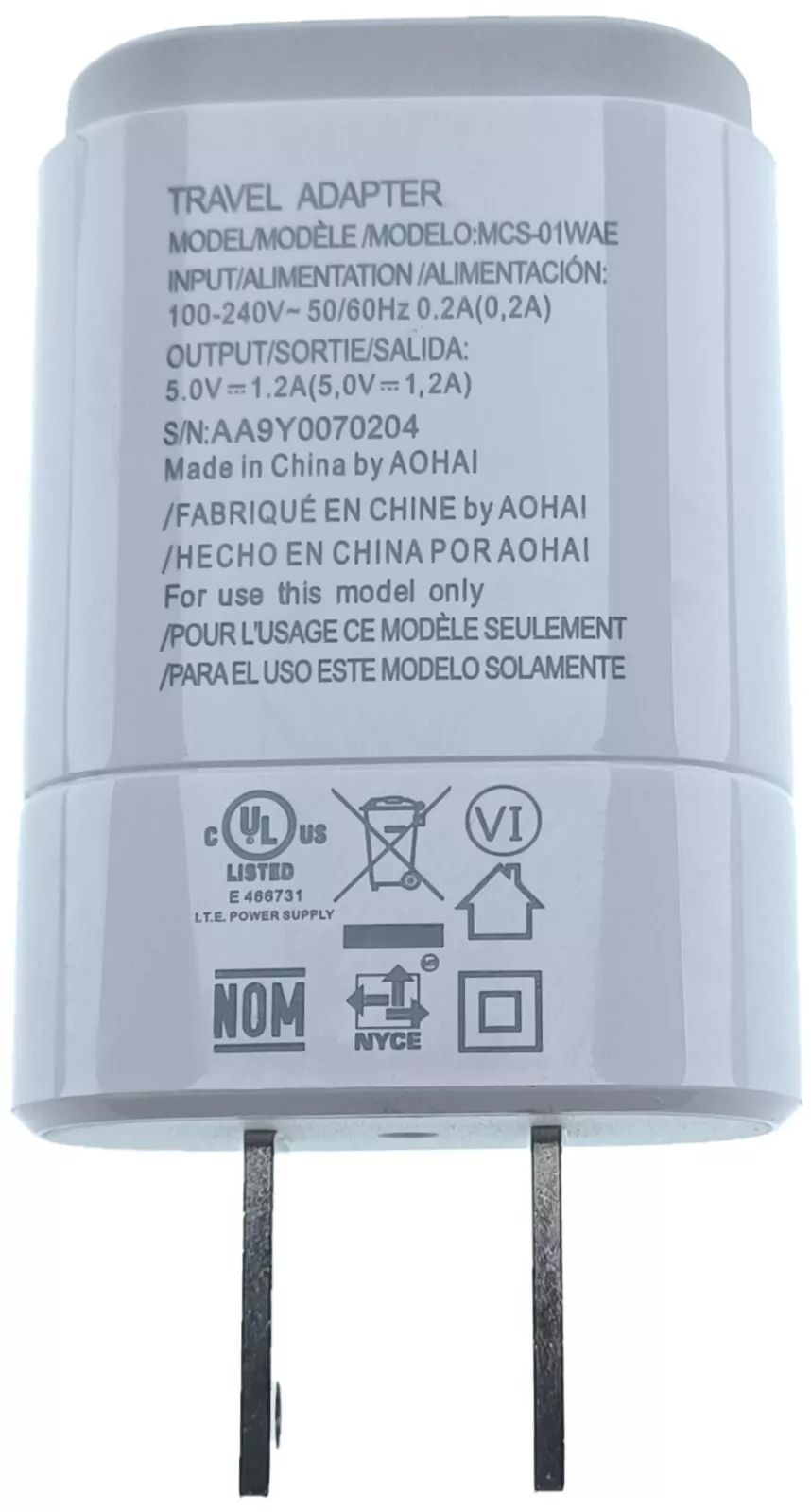 LG Charge Brick MCS-01WAE (Bulk Packaging) - White by LG - Refurbished - Brand New condition - Image 2