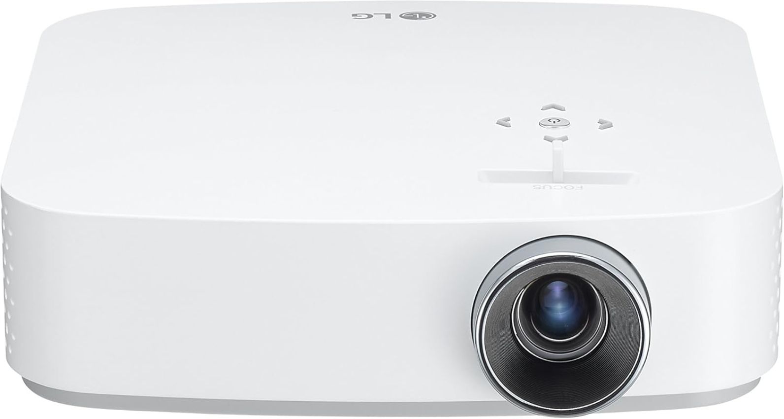 LG PF50KA FHD LED Smart Home Theater CineBeam Projector with Built-In Battery - White by LG - Image 2