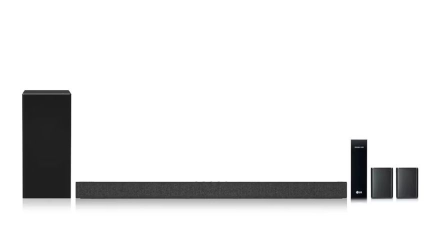 LG SP7R 7.1 Channel High Res Audio Sound Bar with Rear Speaker Kit - Black by LG - Refurbished - Very Good condition - US$164.24