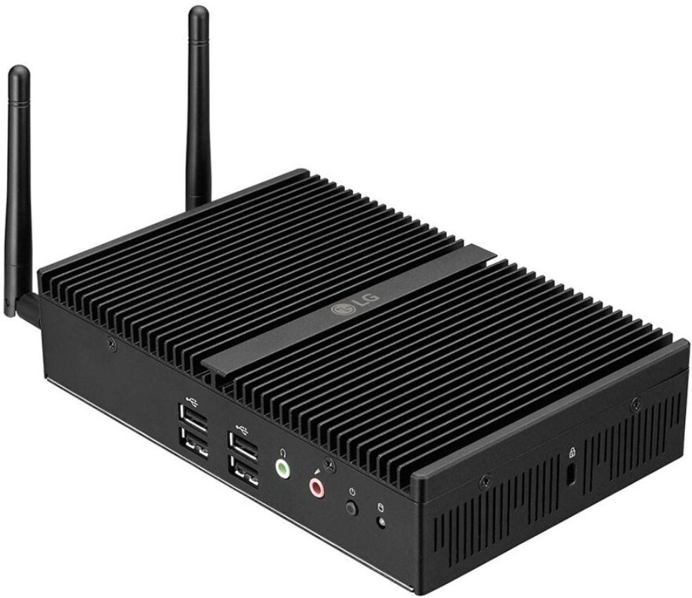 LG Thin Client CK500N-3C Desktop - Intel Celeron J4105 1.5GHz - 32GB - Black - 4GB RAM by LG - Refurbished - Very Good condition - Image 2