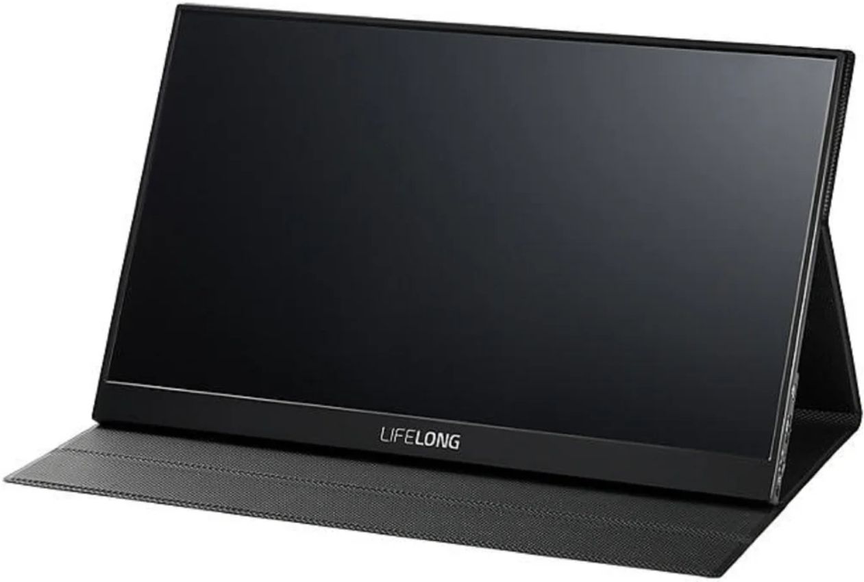Lifelong 15.6" FHD 1080p Portable Monitor with USB-C - Black by Lifelong - Refurbished - Very Good condition - US$126.99