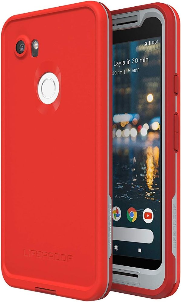 LifeProof FRE Series Phone Case for Google Pixel 2 XL - Cherry Tomato by LifeProof - Refurbished - Brand New condition - US$39.98