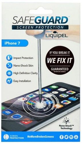 Liquipel SafeGuard Screen Protector for Apple iPhone 7 - Clear by Liquipel - Refurbished - Brand New condition - US$8.78
