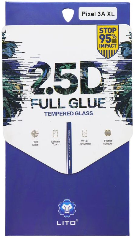 LITO 2.5D Full Glue Tempered Glass Screen Protector for Google Pixel 3A XL - Clear by LITO - Refurbished - Brand New condition - US$10.08