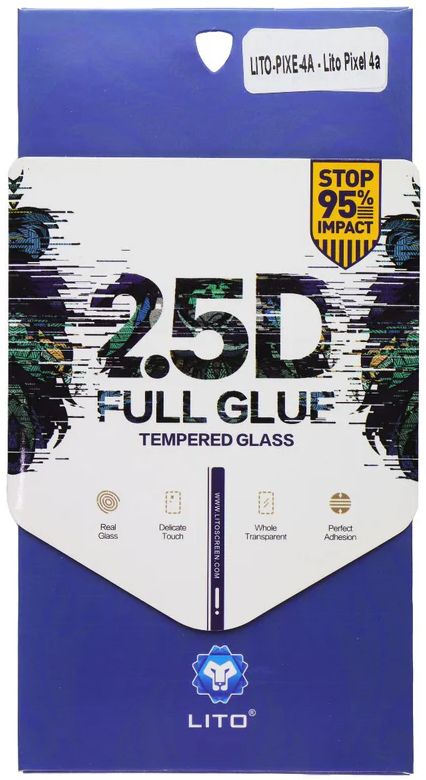 LITO 2.5D Full Glue Tempered Glass Screen Protector for Google Pixel 4a - Clear by LITO - Refurbished - Brand New condition - US$10.08