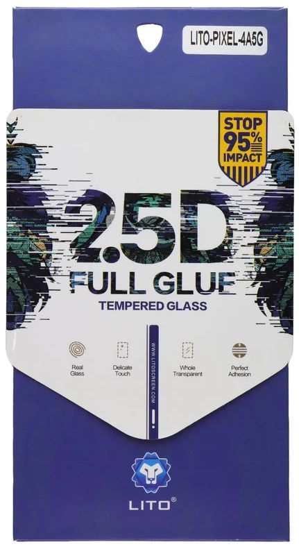 LITO 2.5D Full Glue Tempered Glass Screen Protector for Google Pixel 4A 5G - Clear by LITO - Refurbished - Brand New condition - US$8.78