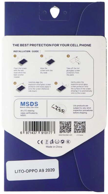LITO 2.5D Full Glue Tempered Glass Screen Protector for Oppo A9 (2020) - Clear by LITO - Refurbished - Brand New condition - Image 2
