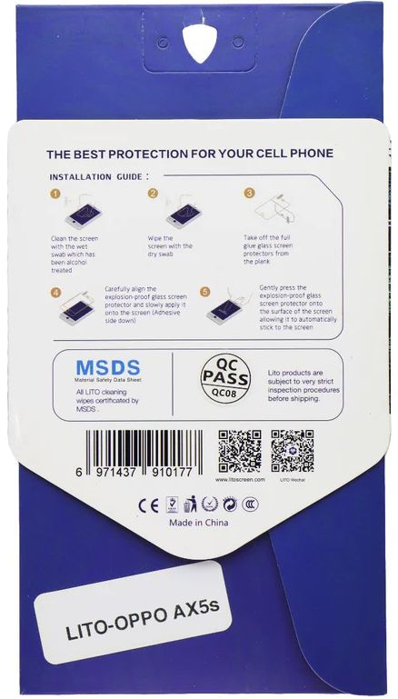 LITO 2.5D Full Glue Tempered Glass Screen Protector for Oppo AX5s - Clear by LITO - Refurbished - Brand New condition - Image 2