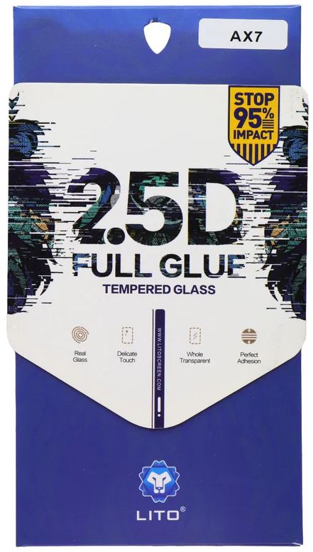 LITO 2.5D Full Glue Tempered Glass Screen Protector for Oppo AX7 - Clear by LITO - Refurbished - Brand New condition - US$8.78