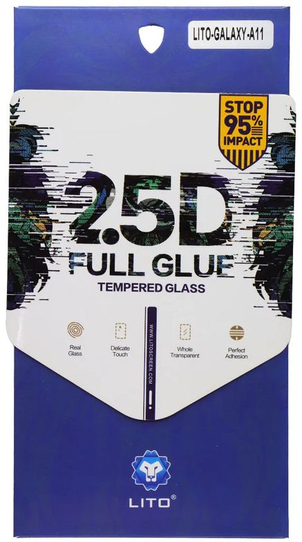 LITO 2.5D Full Glue Tempered Glass Screen Protector for Samsung Galaxy A11 - Clear by LITO - Refurbished - Brand New condition - US$6.98