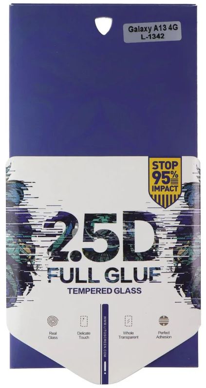 LITO 2.5D Full Glue Tempered Glass Screen Protector for Samsung Galaxy A13 4G - Clear by LITO - Refurbished - Brand New condition - US$6.98