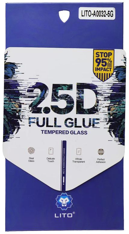 LITO 2.5D Full Glue Tempered Glass Screen Protector for Samsung Galaxy A32 5G - Clear by LITO - Refurbished - Brand New condition - US$8.78