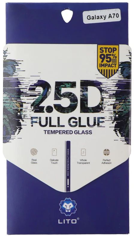 LITO 2.5D Full Glue Tempered Glass Screen Protector for Samsung Galaxy A70 - Clear by LITO - Refurbished - Brand New condition - US$6.98