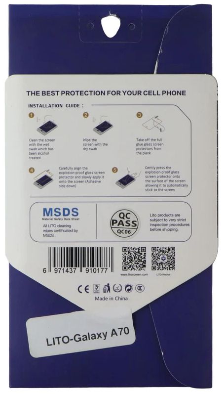 LITO 2.5D Full Glue Tempered Glass Screen Protector for Samsung Galaxy A70 - Clear by LITO - Refurbished - Brand New condition - Image 2