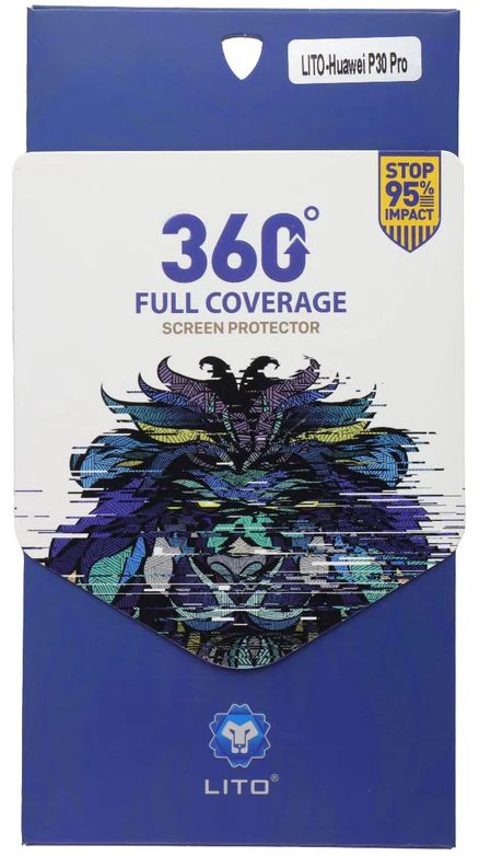 LITO 360 Full Coverage Screen Protector for Huawei P30 Pro - Clear by LITO - Refurbished - Brand New condition - US$10.08