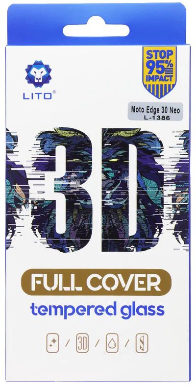 LITO 3D Full Cover Screen Protector for Motorola Moto Edge 30 Neo - Clear by LITO - Refurbished - Brand New condition - US$8.78