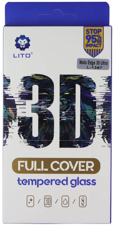 LITO 3D Full Cover Screen Protector for Motorola Moto Edge 30 Ultra - Clear by LITO - Refurbished - Brand New condition - US$10.08