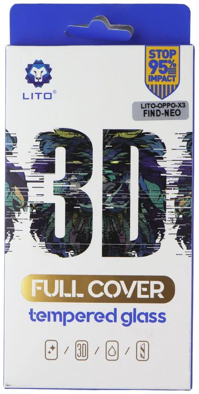 LITO 3D Full Cover Screen Protector for Oppo X3 Find Neo - Clear by LITO - Refurbished - Brand New condition - US$6.98