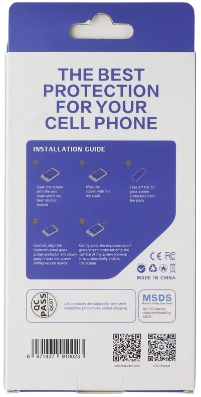 LITO 3D Full Cover Screen Protector for Xiaomi Note 10 Pro - Clear/Black Border by LITO - Refurbished - Brand New condition - Image 2