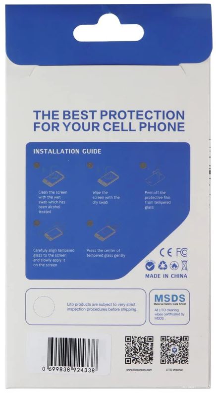 LITO 9H (0.33mm) Tempered Glass Screen Protector for Motorola Moto E22i - Clear by LITO - Refurbished - Brand New condition - Image 2