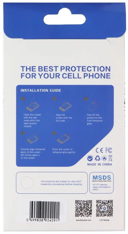 LITO 9H (0.33mm) Tempered Glass Screen Protector for TCL 30 - Clear by LITO - Refurbished - Brand New condition - Image 2