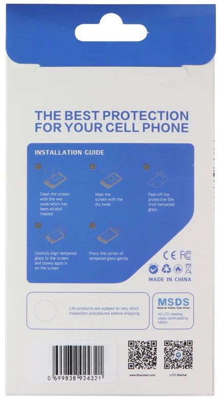 LITO 9H (0.33mm) Tempered Glass Screen Protector for TCL 30+ - Clear by LITO - Image 2
