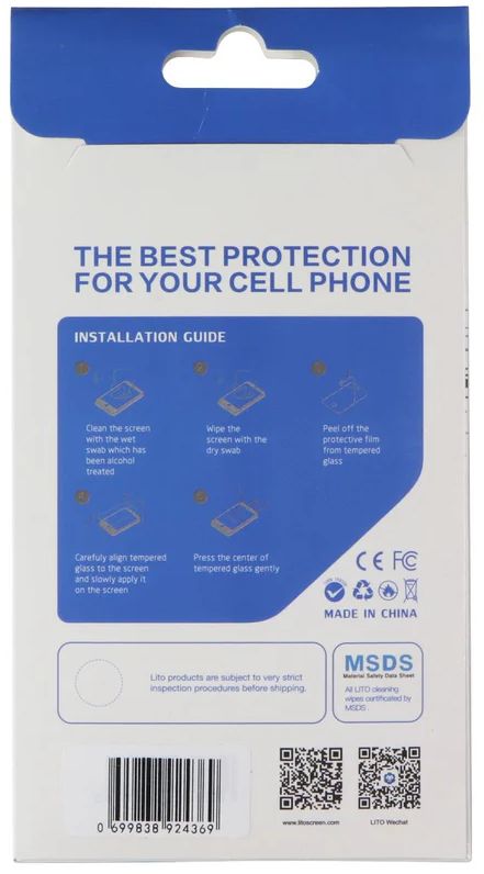 LITO 9H (0.33mm) Tempered Glass Screen Protector for Vivo Y01 - Clear by LITO - Refurbished - Brand New condition - Image 2