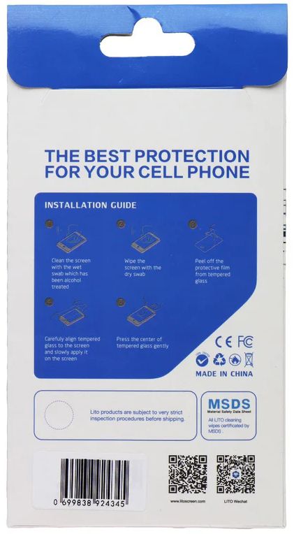 LITO 9H Tempered Glass Screen Protector for Oppo Reno8 - Clear by LITO - Refurbished - Brand New condition - Image 2