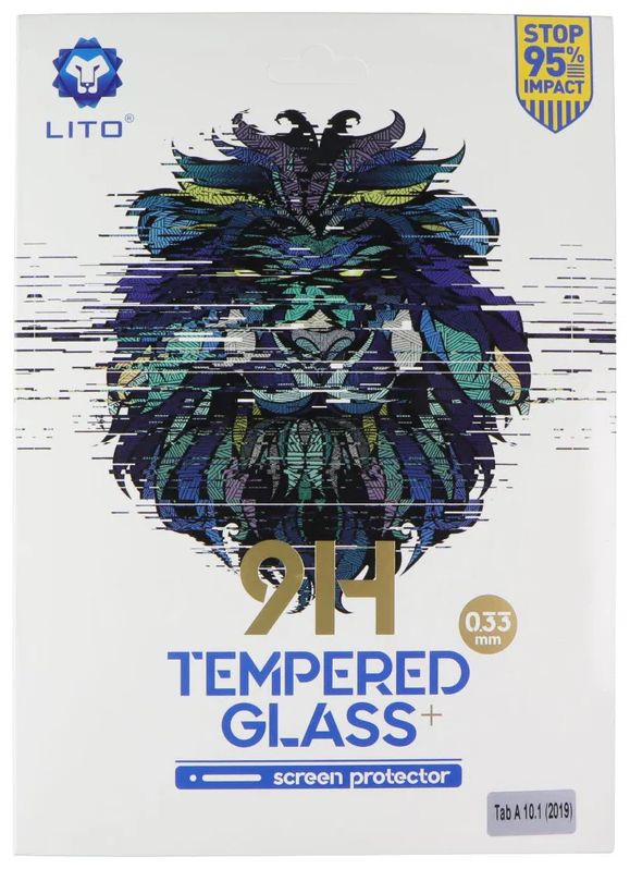 LITO 9H Tempered Glass Screen Protector for Samsung Galaxy Tab A 2019 (10.1-inch) - Clear by LITO - Refurbished - Brand New condition - US$8.78