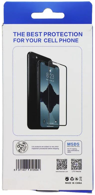 LITO D+ Full Coverage Tempered Glass Screen Protector for Nokia 7.2 - Clear/Black by LITO - Refurbished - Brand New condition - Image 2