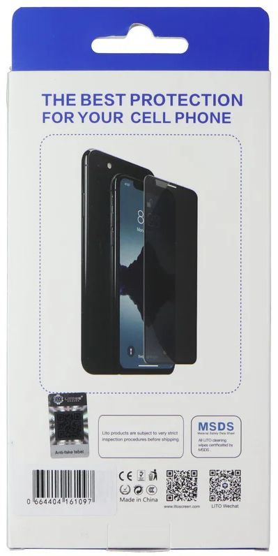 LITO D+ Privacy Glass Screen Protector for iPhone 14 Pro (2 Pack) - Privacy by LITO - Image 2