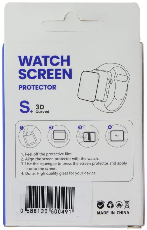 LITO S+ 3D Curved Watch Screen Protector for Apple Watch Series 7 (41mm) - Clear by LITO - Refurbished - Brand New condition - Image 2