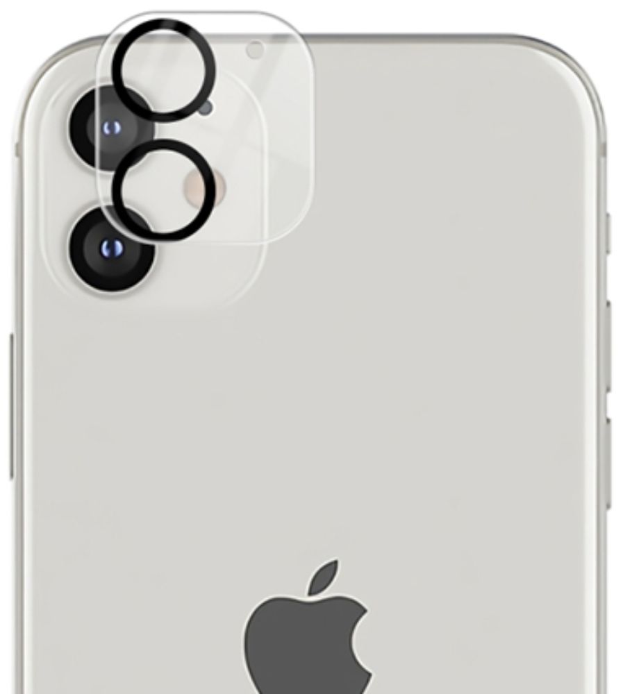 LITO S+ Camera Glass Lens Protector for iPhone 12 Mini - Transparent/Black - Brand New by LITO - Refurbished - Brand New condition - US$10.08