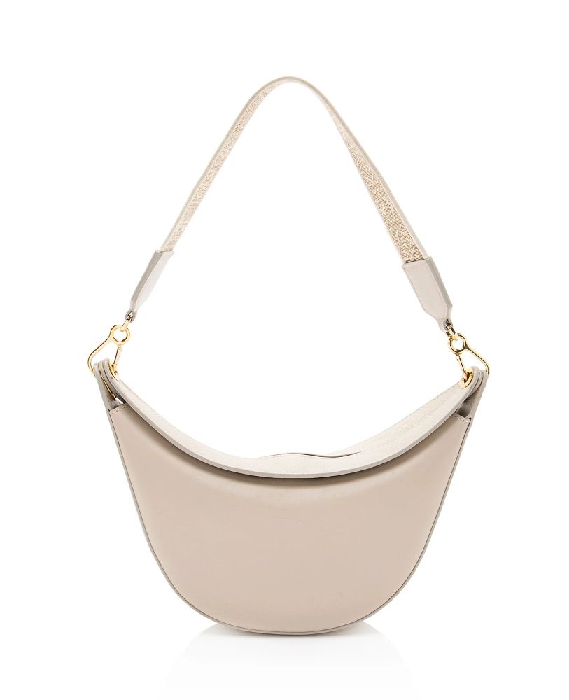 Loewe Satin Calfskin Jacquard Luna Small Bag - Calfskin - Beige by Loewe - Refurbished - Very Good condition - US$1038.99