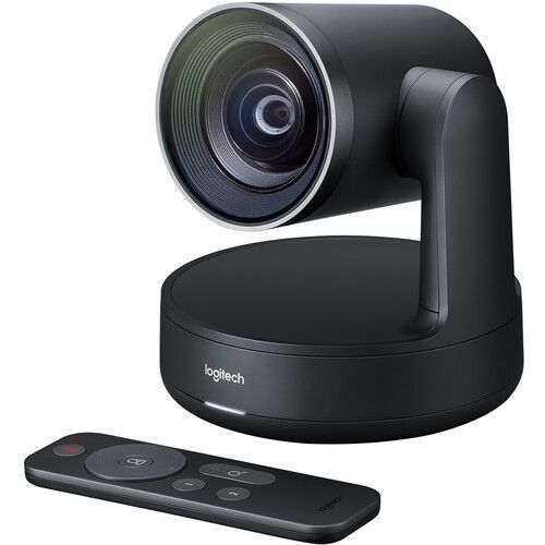 Logitech 960-001398 Rally Plus Conference Camera System with Dual-Speakers and White Mic Pods Set - Black by Logitech - Image 3