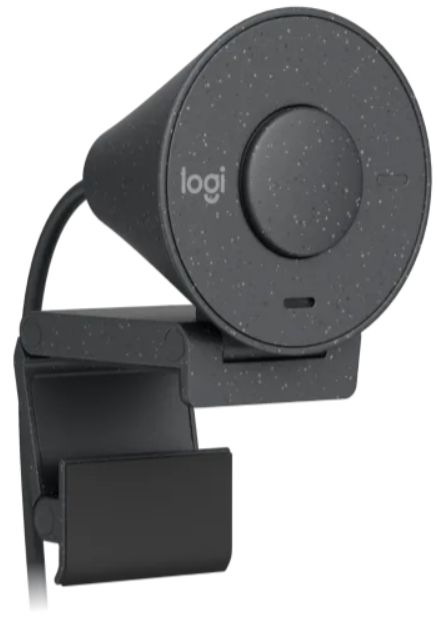 Logitech Brio 300 USB-C Webcam with Privacy Shutter - Graphite by Logitech - Image 2