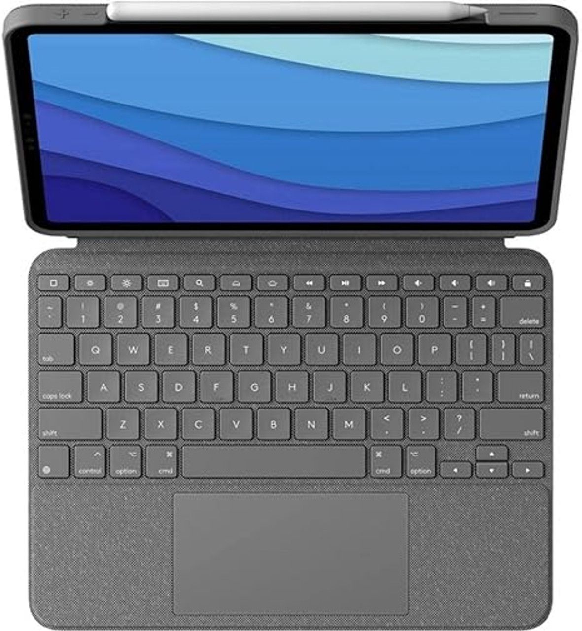 Logitech Combo iPad Pro 11" Keyboard Case - Oxford Grey by Logitech - Image 2